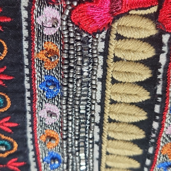 Free People Love Test Jacket Size M-L Well Worn Festival Bohemian - Picture 8 of 16